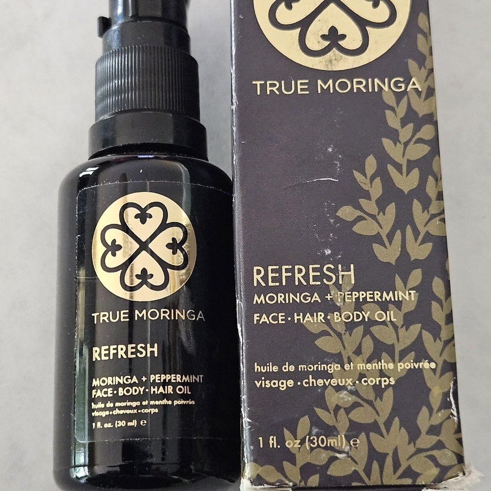 True Moringa REFRESH Face, hair,‎ body oil